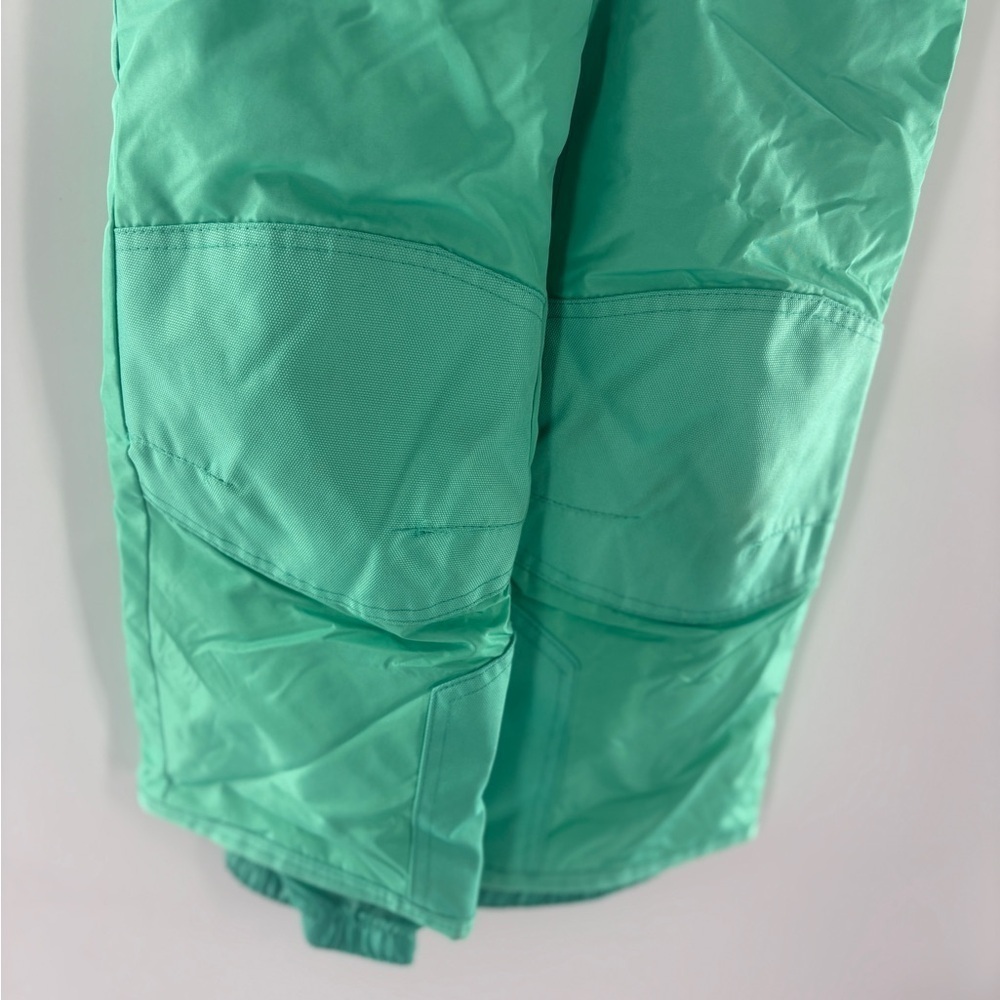 Kids CHAMPION X-Small 4-5 Girls Winter Ski Snow Sledding Pants Bib Green - Picture 3 of 6